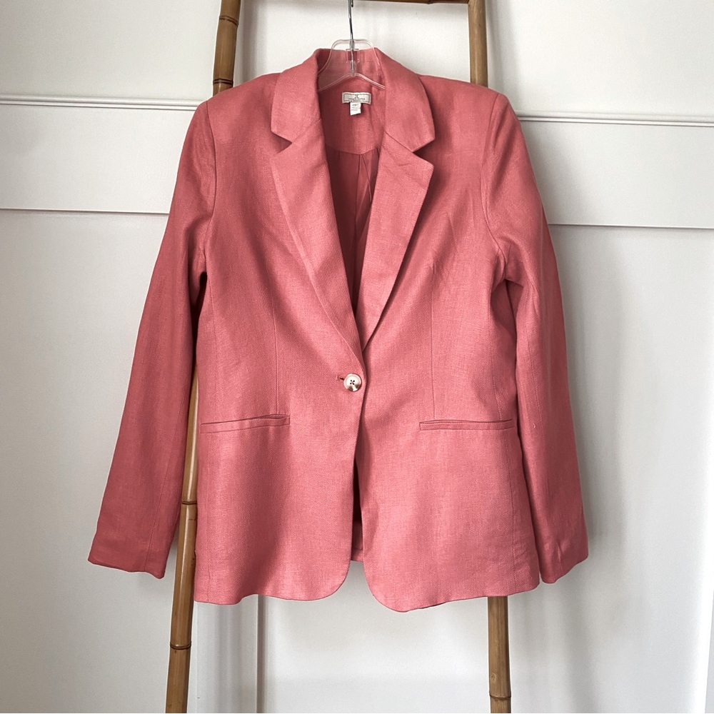 Women’s Blazer Cotton blend Coral